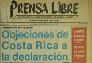 objeciones de CR Esquipulas I