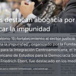 Medios destacan el conversatorio sobre la "Lucha Contra la Impunidad"